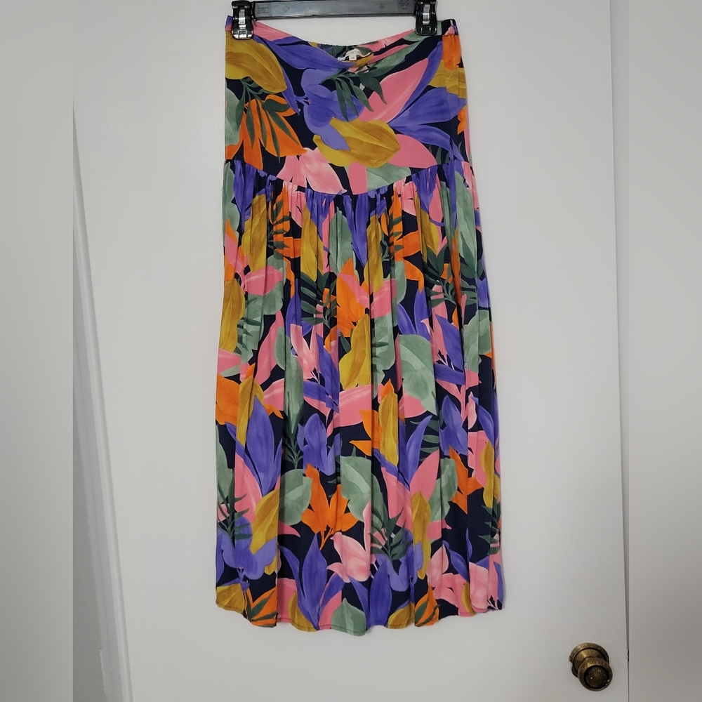 Abel the Label maxi skirt M NWOT  Lightweight Vibrant colors